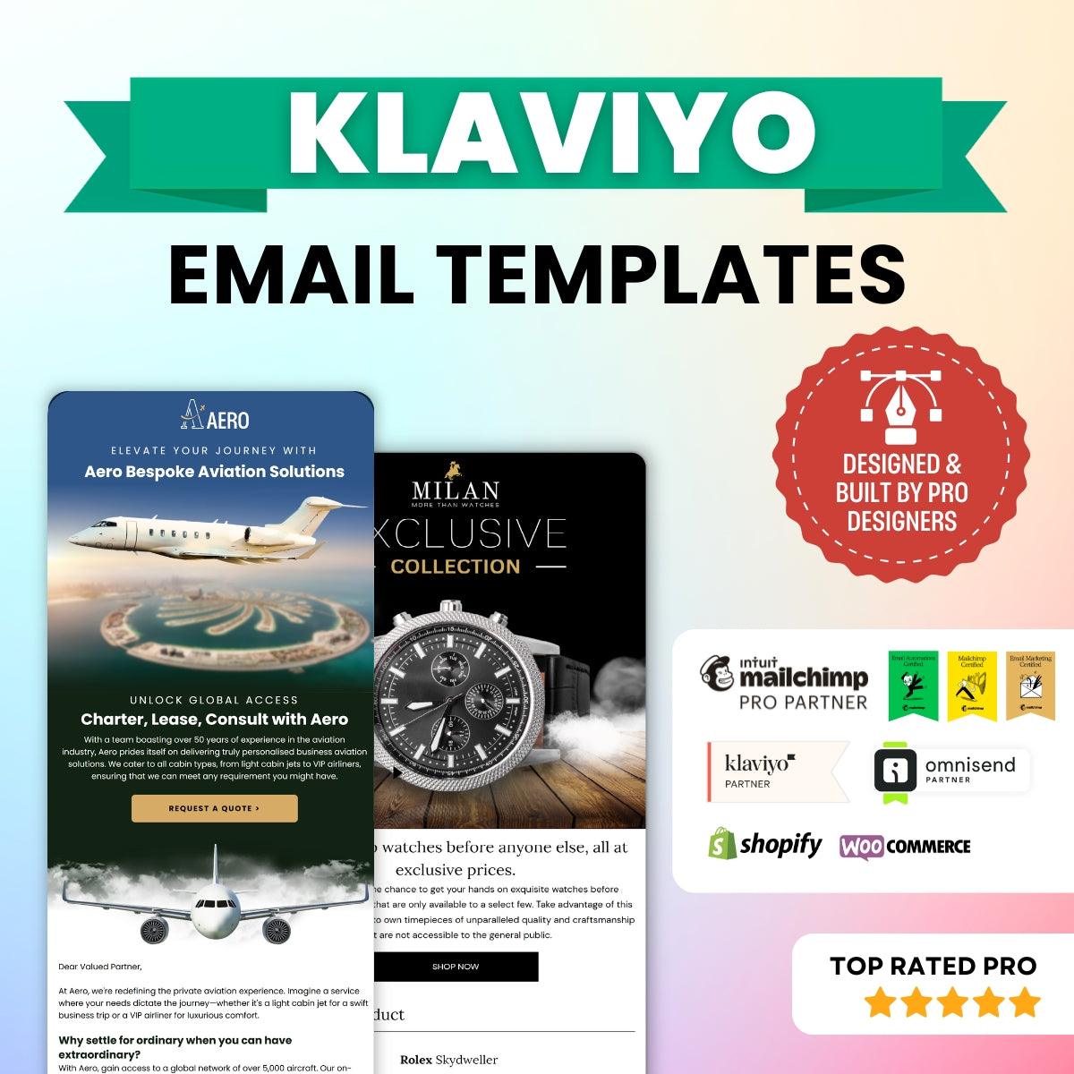 Klaviyo Email Marketing Template designs NivinDesign