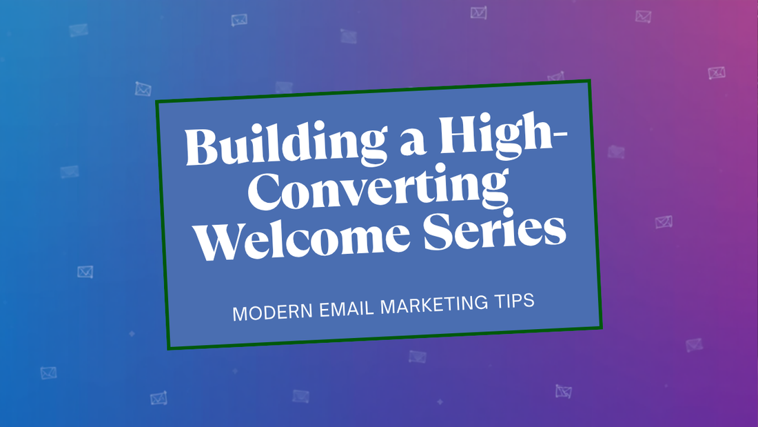 Welcome email series automation graphic