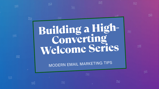 Welcome email series automation graphic
