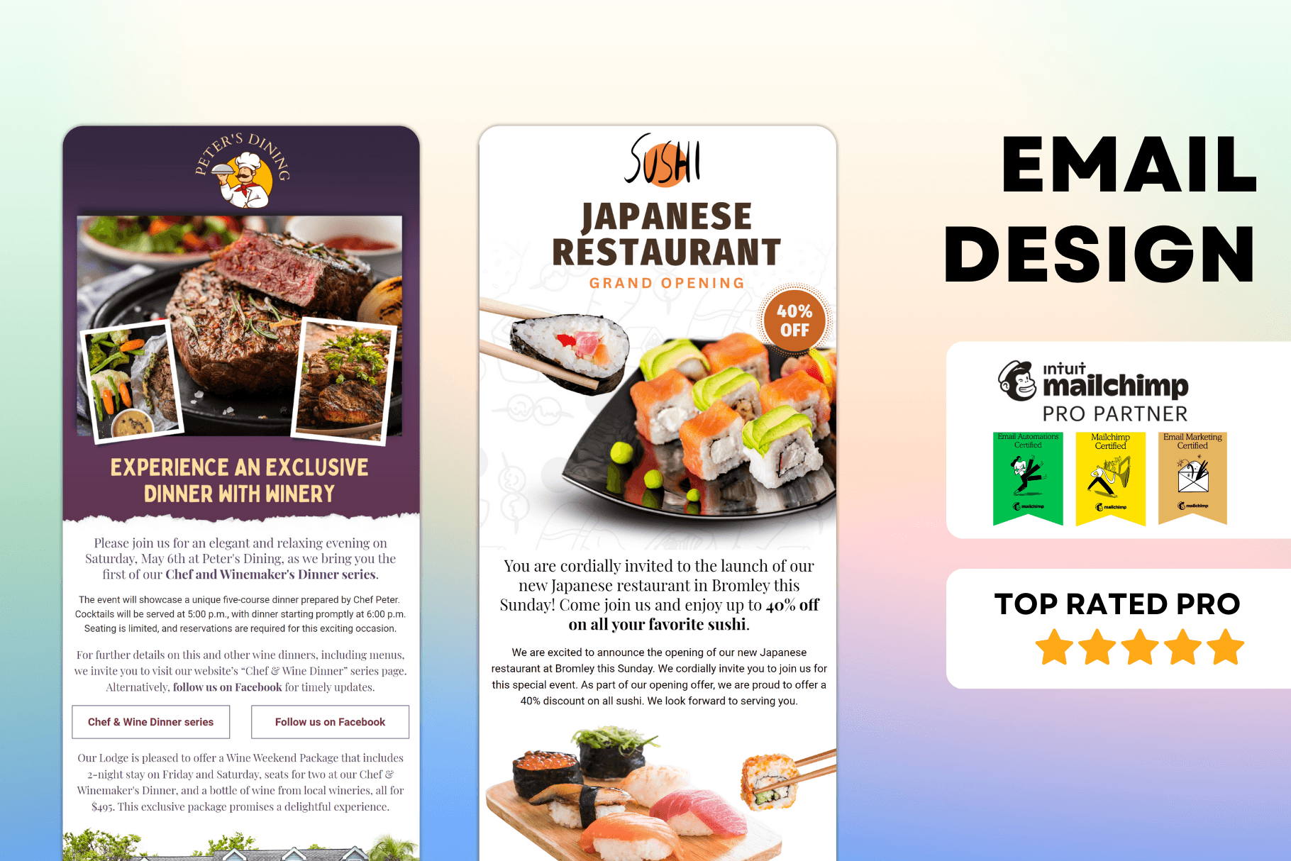 Mailchimp email templates - For visually appealing email – NivinDesign