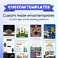 Email marketing template