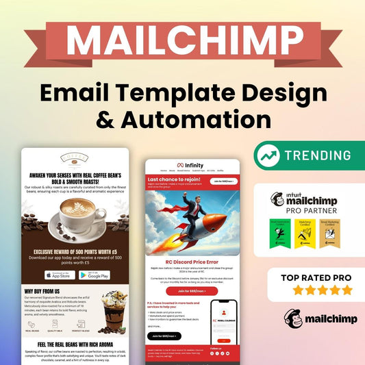 MailChimp Email Template Design and Automation Setup - NivinDesign