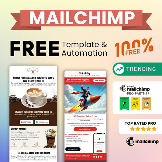 Free MailChimp Email Template Design and Automation Setup